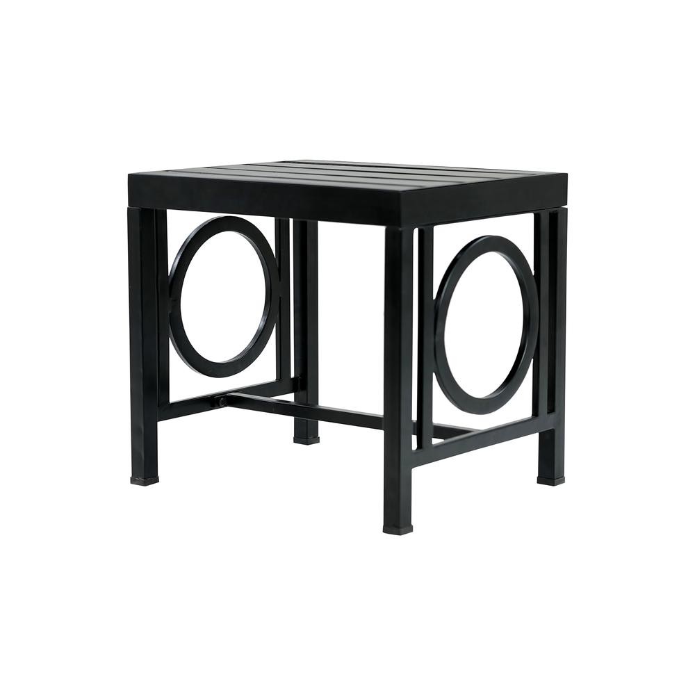 Grammercy Outdoor Side Table - Black