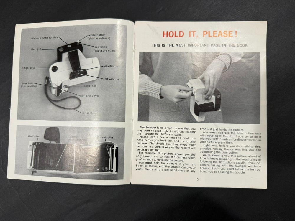 Polaroid Camera Model 20 Operating Instruction Manual