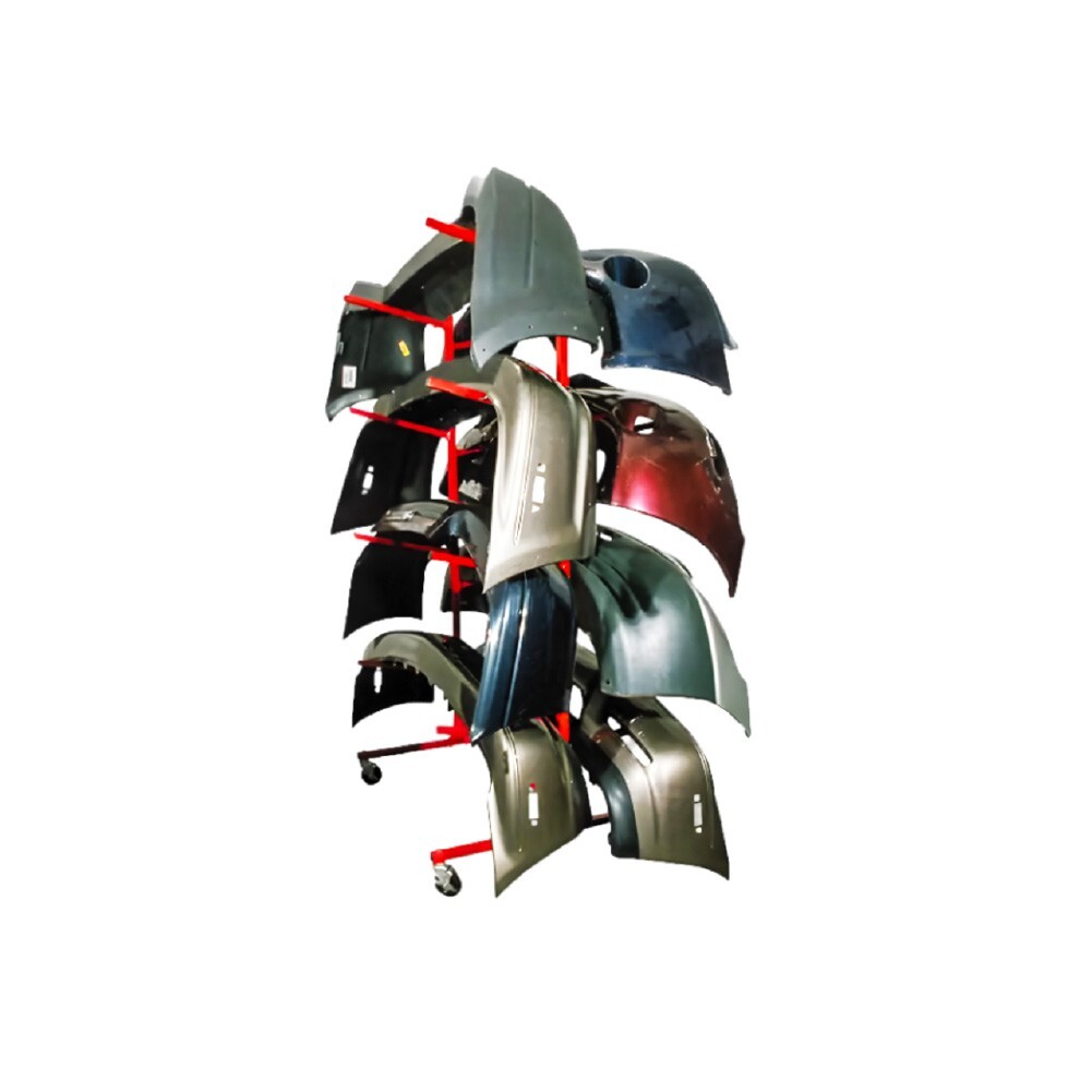 Floor Mobile Bumper Storage Rack - Double Sided Bumper Storage Rack