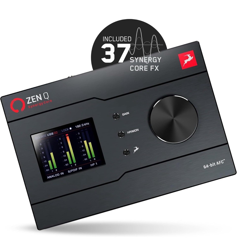 Antelope Zen Q Synergy Core Audio Interface, 14x10 Bus-Powered USB-C Interface