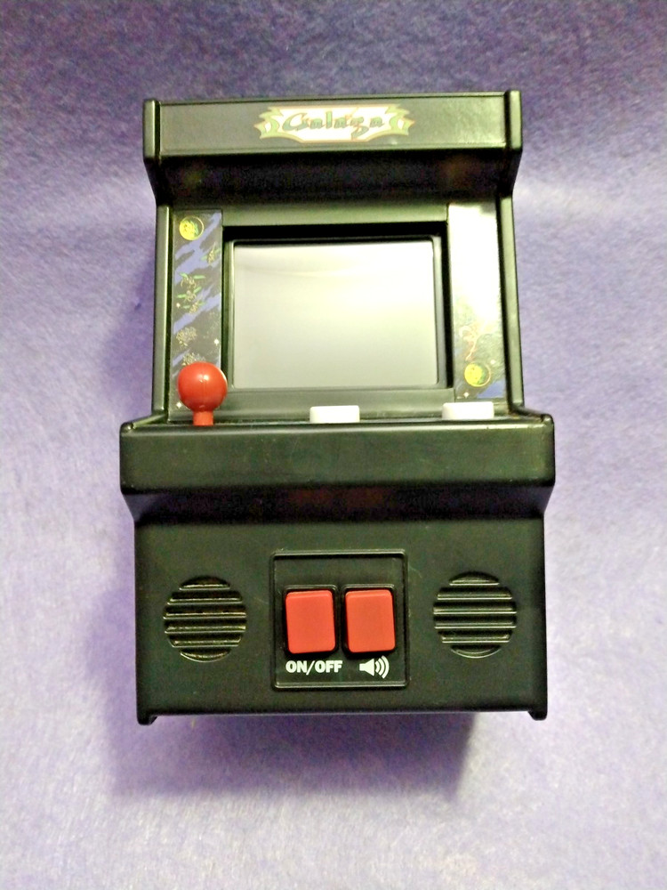 Galaga Retro Mini Arcade Game Basic Fun 09622 TESTED WORKS 2018