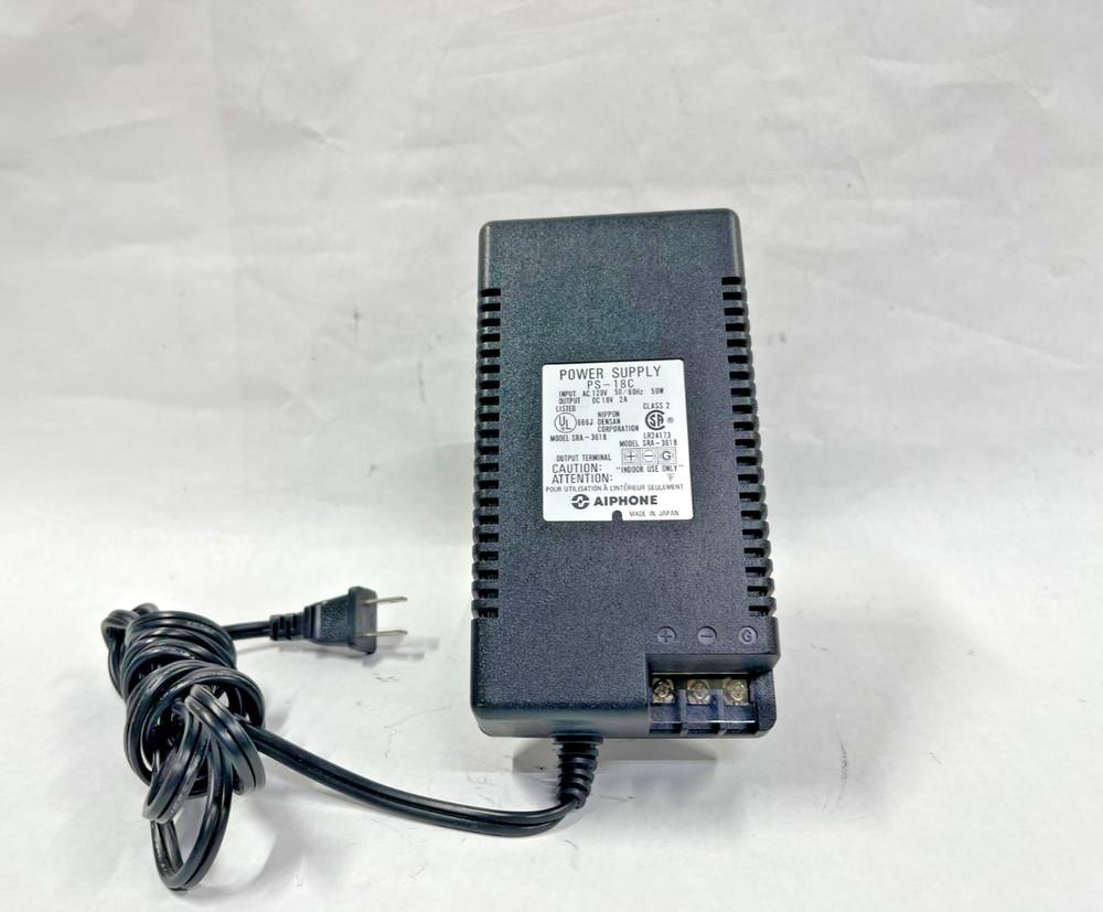 Aiphone PS-18C - 18V DC Power Supply SRA-3618.