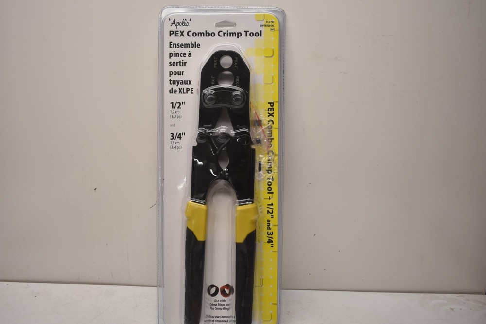 Apollo Pex Combo Crimp Tool, 1/2" 3/4" 334-794