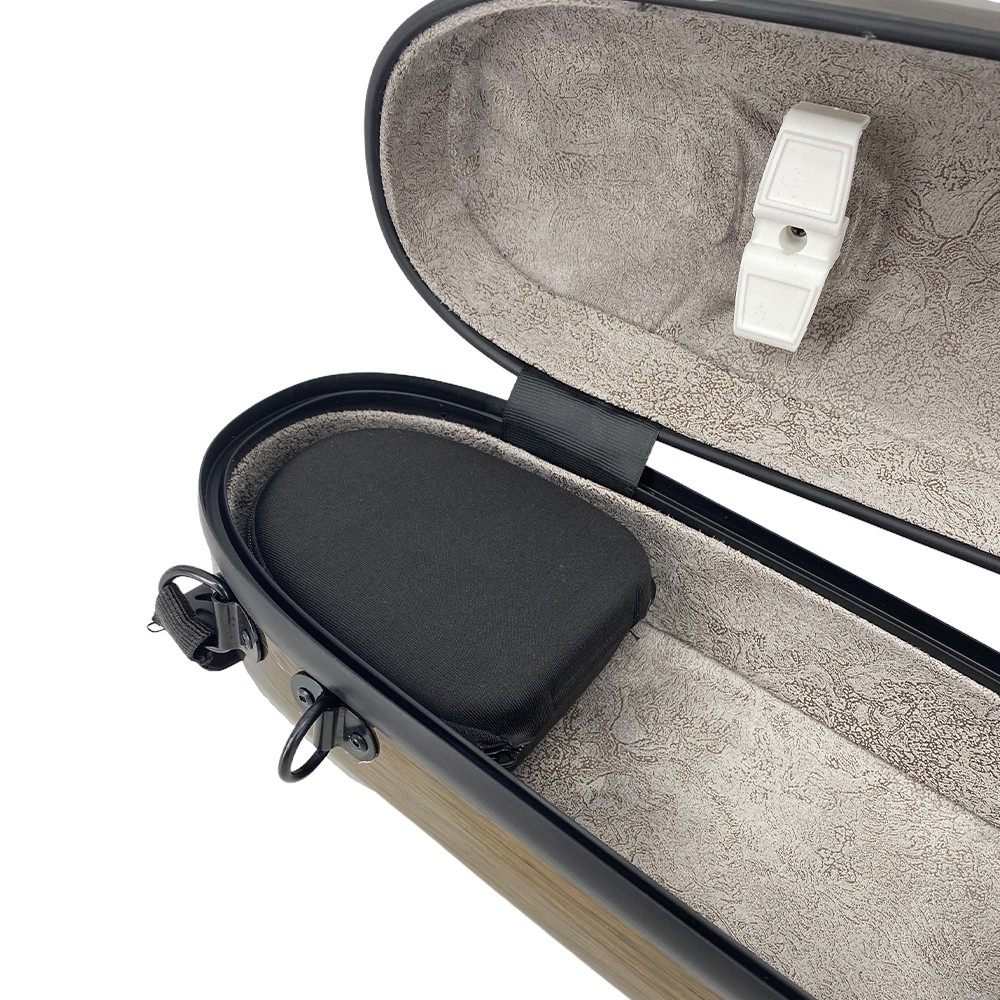 Violin Case 4/4 hard shell Carbon fiber Lightweight Triangle case with Backstrap