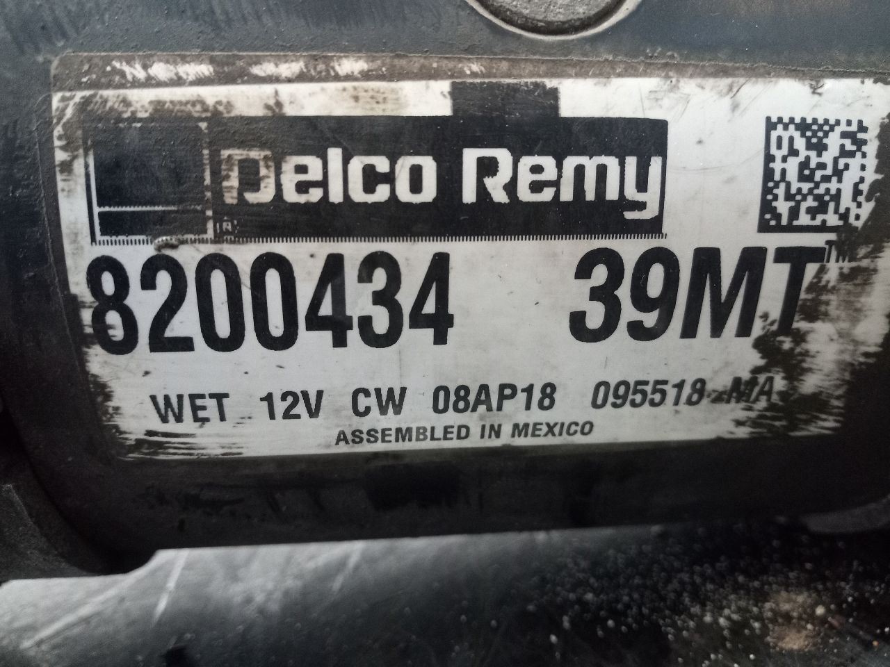 8200434 Delco 39MT Starter Motor 12 Tooth (11499890