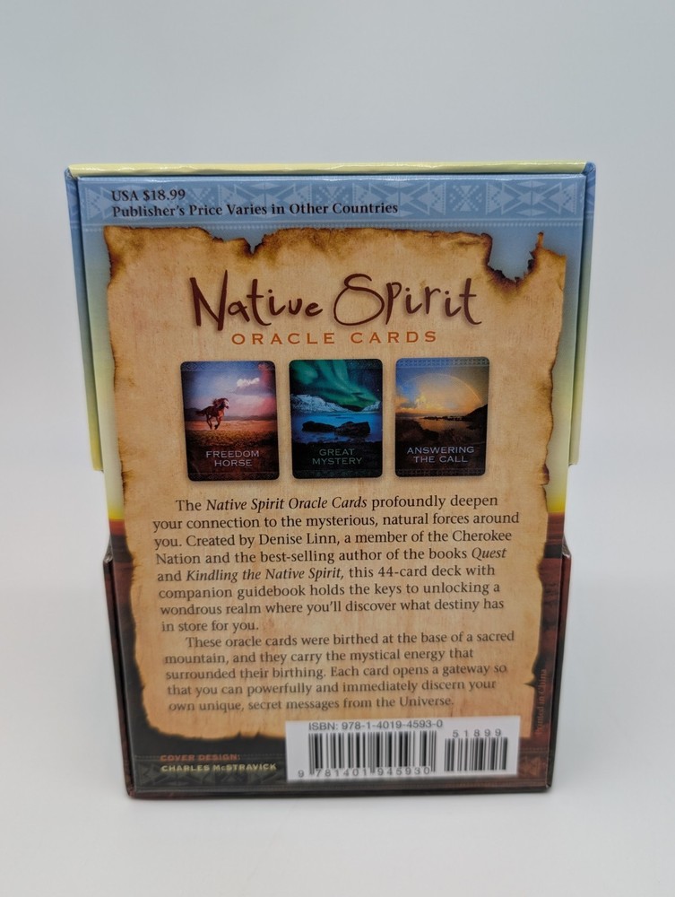Native Spirit Oracle Cards 44-card Deck and Guidebook Denise Linn