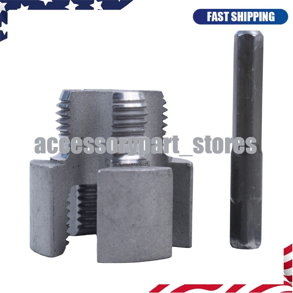 PVC Pipe Threader Kit With Internal & External Threading Tool - USA Standard