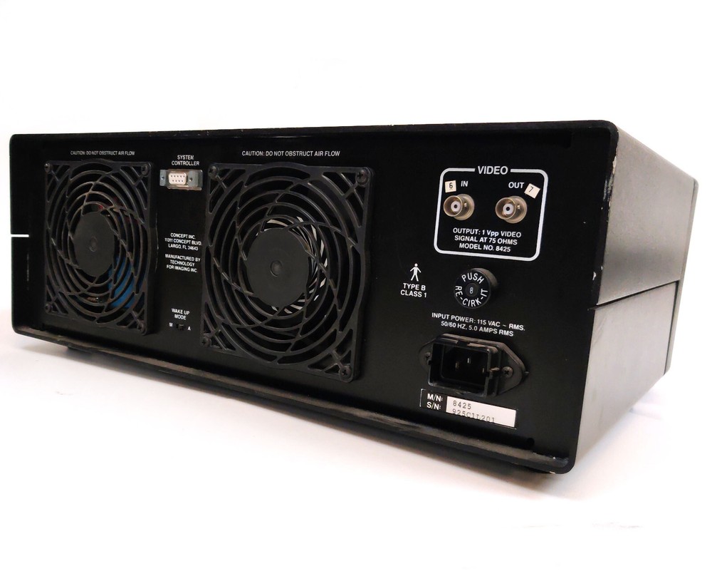 Concept INC IntraVision 8425 Automatic Light Source 75 OHMS 1Vpp 115VAC *TESTED*