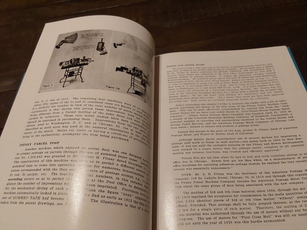 History and Evolution of Metered Postage by William K Thomas Postage Stamp Book