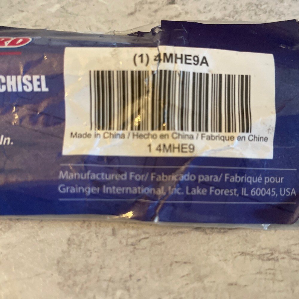 Westward Rivet hammer v-chisel 4MHE9A NIB