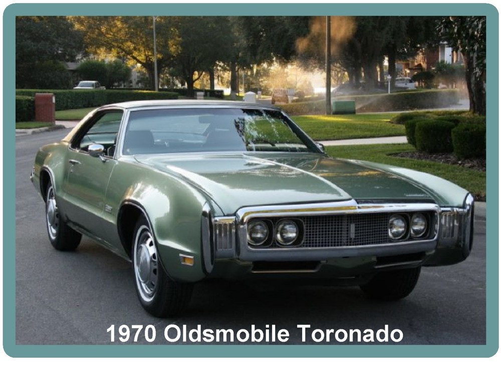 1970 Oldsmobile Toronado  Refrigerator / Tool Box  Magnet