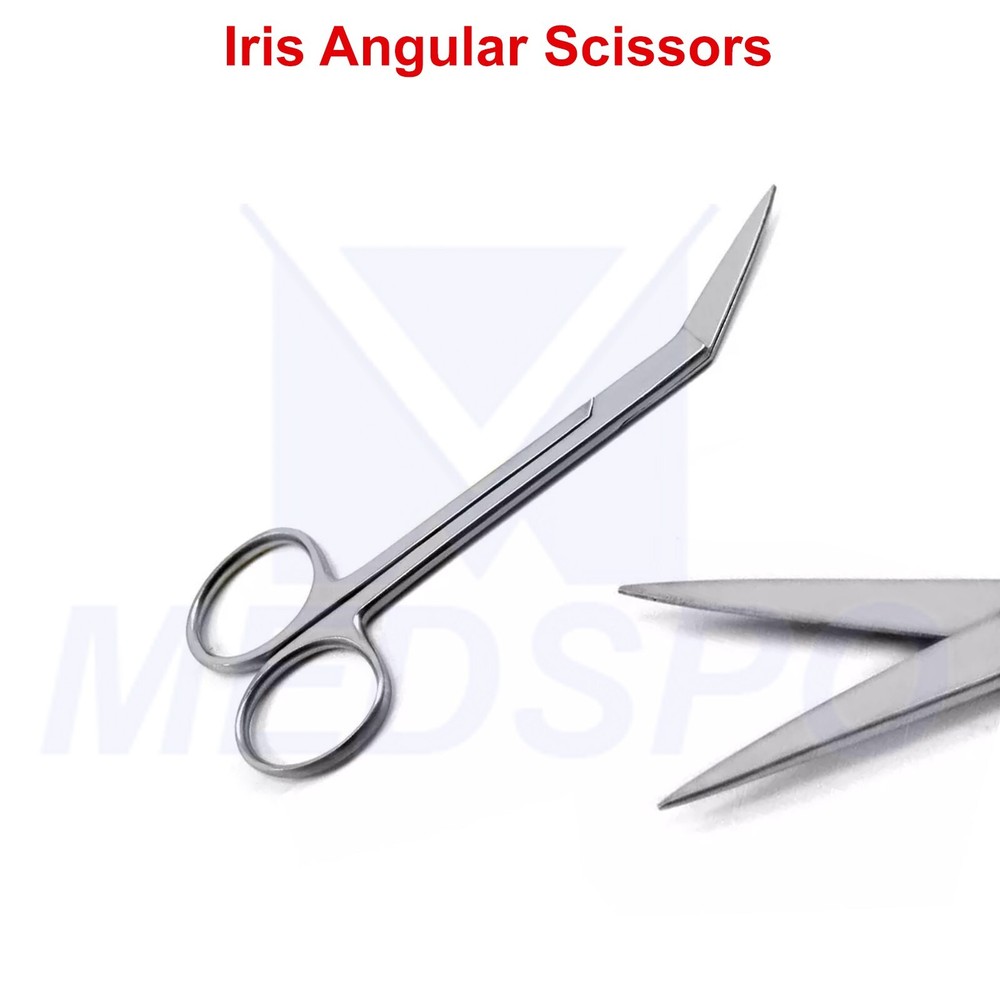 Dental Iris Angular Gum Scissors Suture Dissecting Surgical Ophthalmic Shears CE