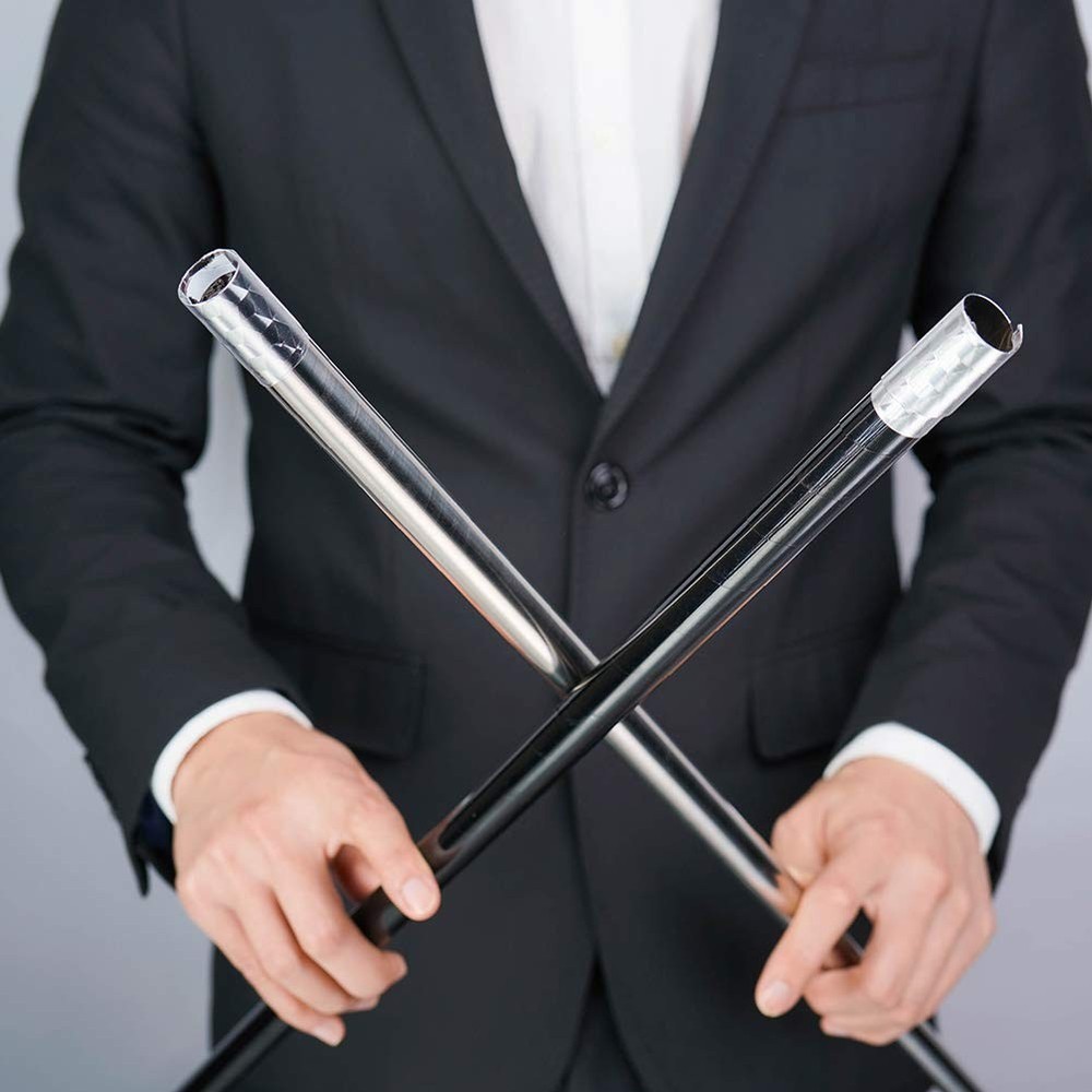 "110cm Magic Appearing Cane Set with Gloves, Box, and Video Tutorial"