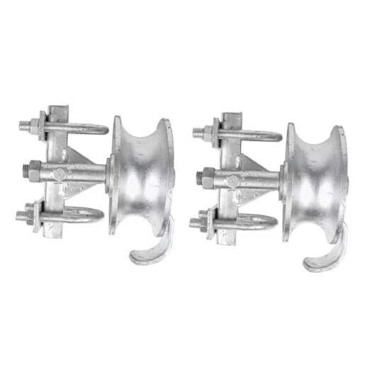 Sliding Gate Rollers, Steel Rolling Gate Hardware for 2'' (1-7/8'') Gate 2 Pack