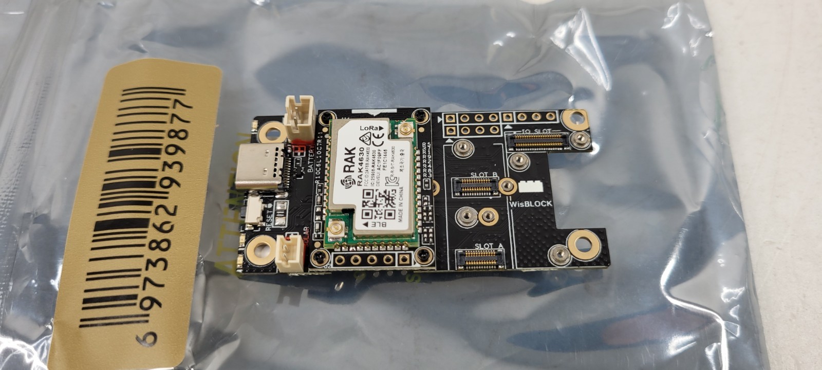 RAKwireless WisBlock Meshtastic Starter Kit US915 Base RAK19007 + Core RAK4631