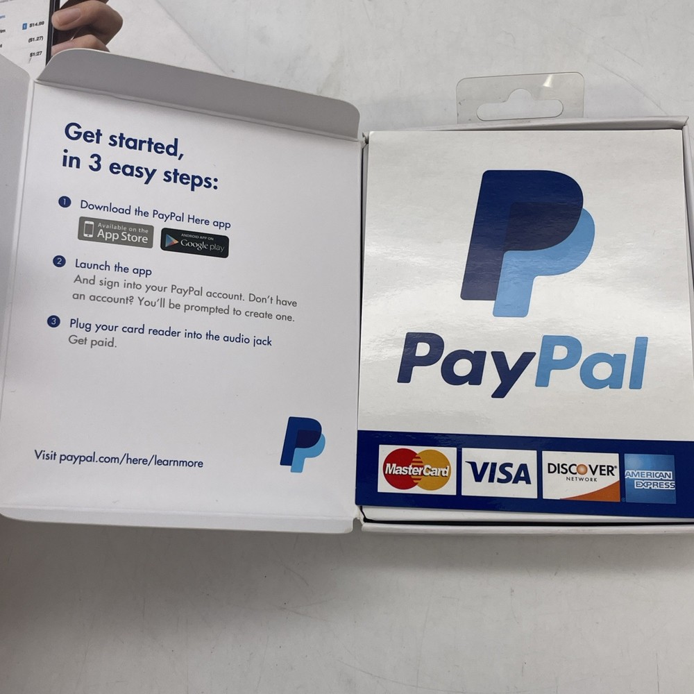 PayPal Mobile Card Reader Compatible With Phone Android Windows Devices