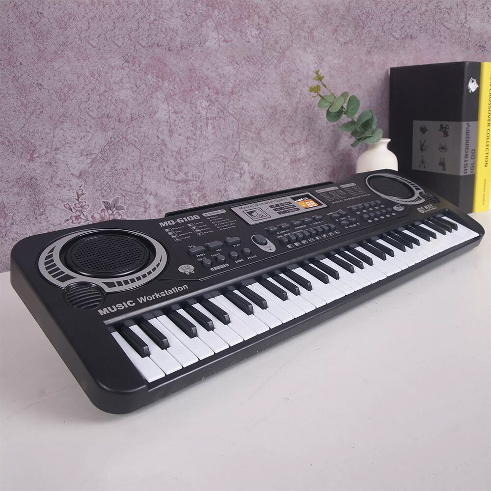 Kids 61-Key Portable Electronic Keyboard Piano Educational Toy