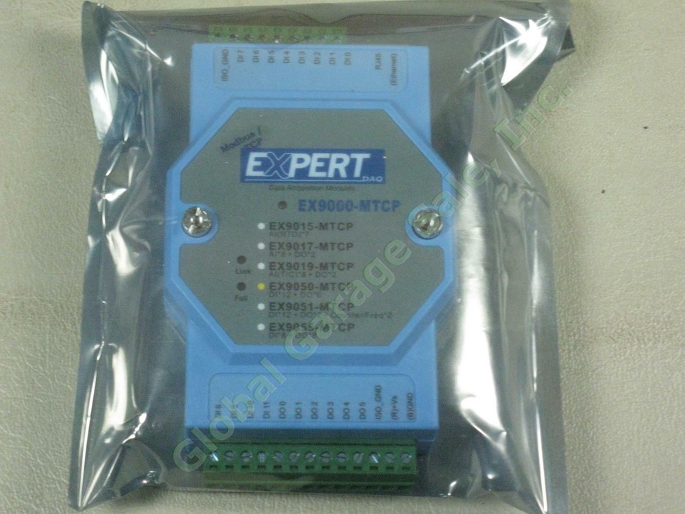 ExpertDAQ Modbus TCP IP Digital DAQ Module EX9050-MTCP Ethernet 12 Input 6 Out