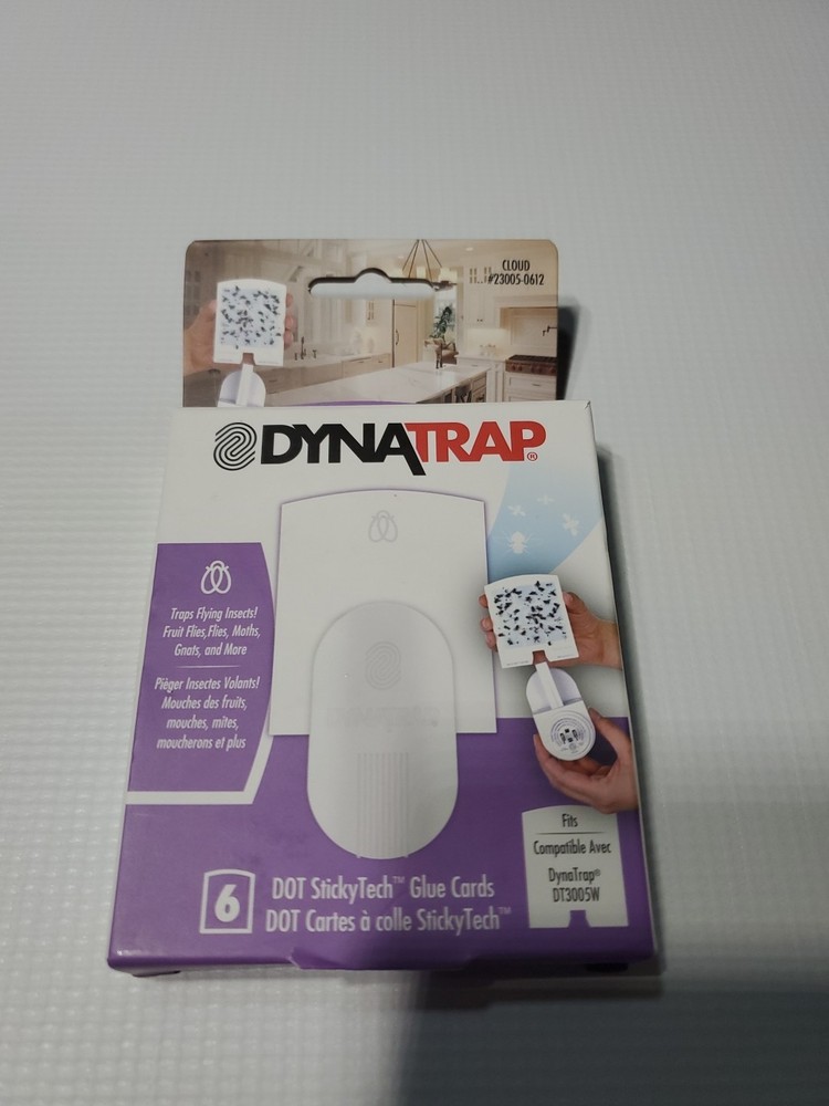 DYNATRAP DOT StickyTech Glue Cards 6 Pack Cloud # 23005-0612 New