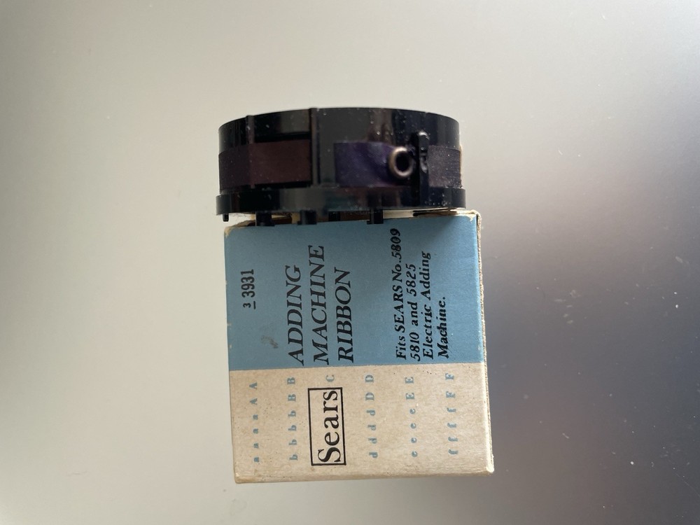 Nos Sears adding machine ribbon