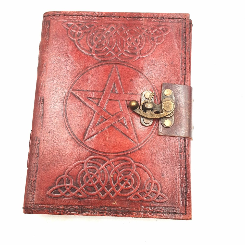 Pentagram leather Embossed Journal #2230