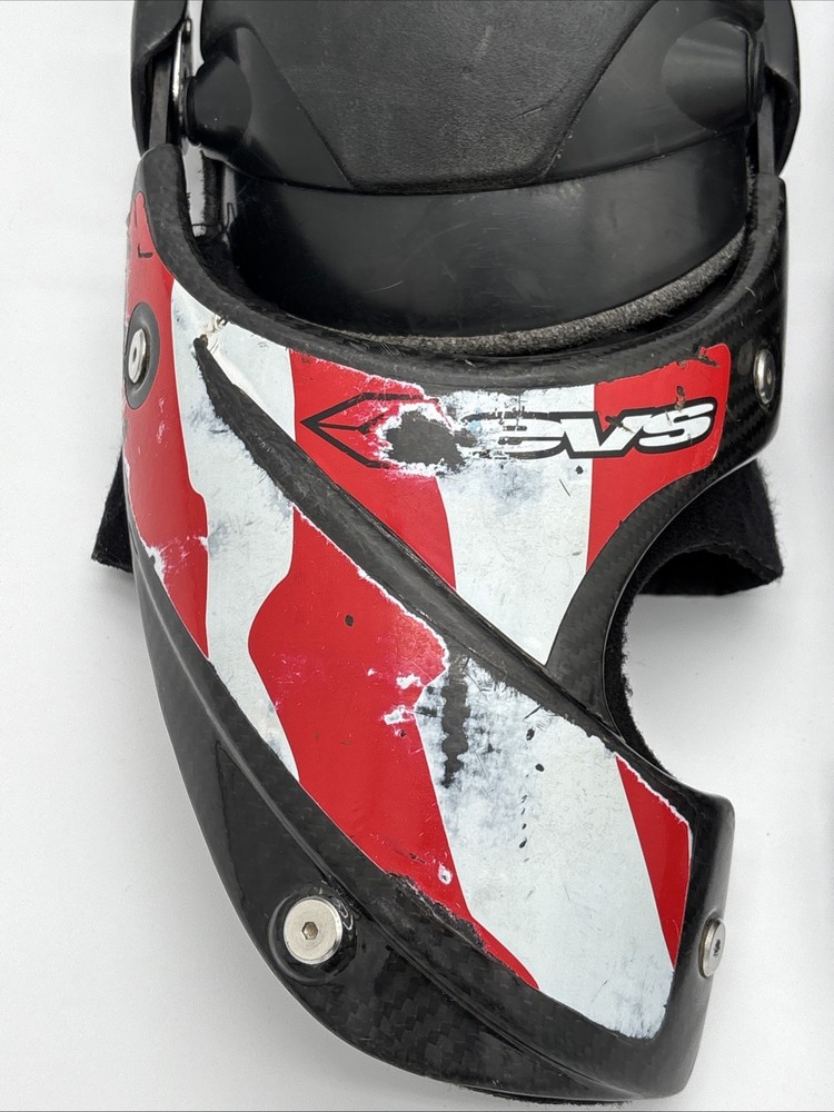 EVS WEB Knee Guards - Size Medium- Missing Straps and D-Rings