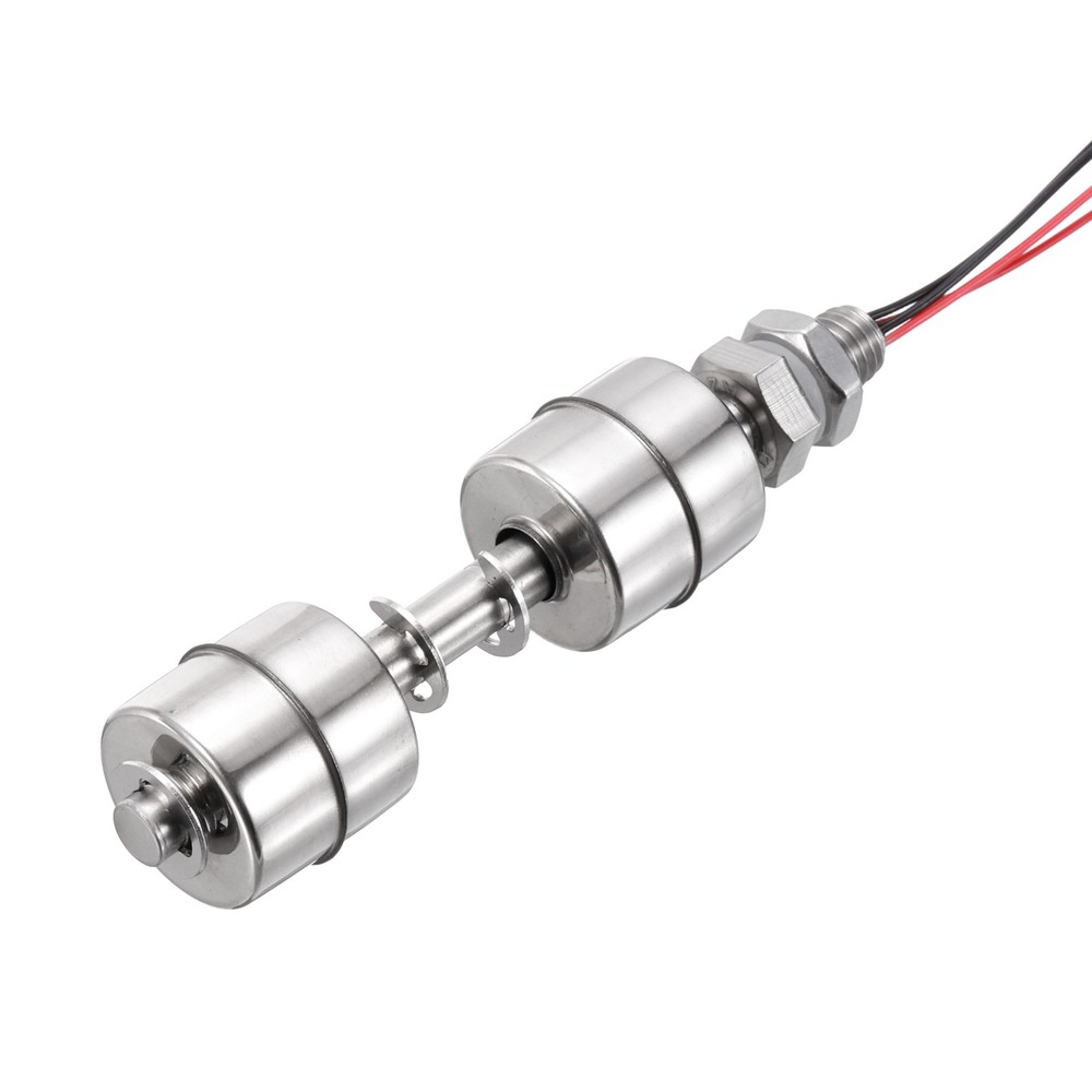 Float Switch 100mm Rod 0.5A Vertical Double Float for Pump/Alarm 1 Pcs