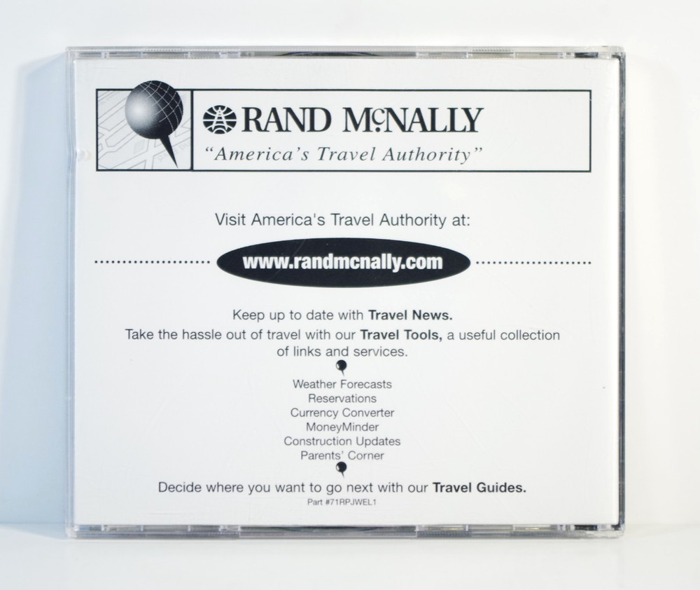 Route Planner - Rand McNally User Guide (CD-ROM, 2002, Rand McNally)