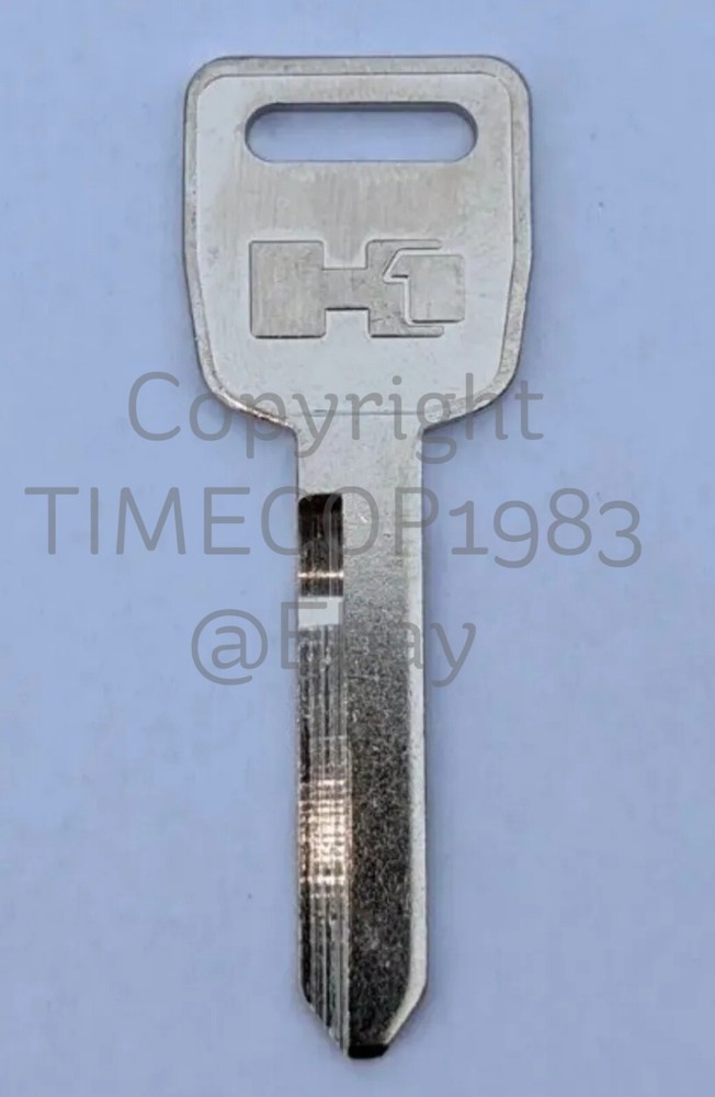 Hummer H1 Key Blank SILVER