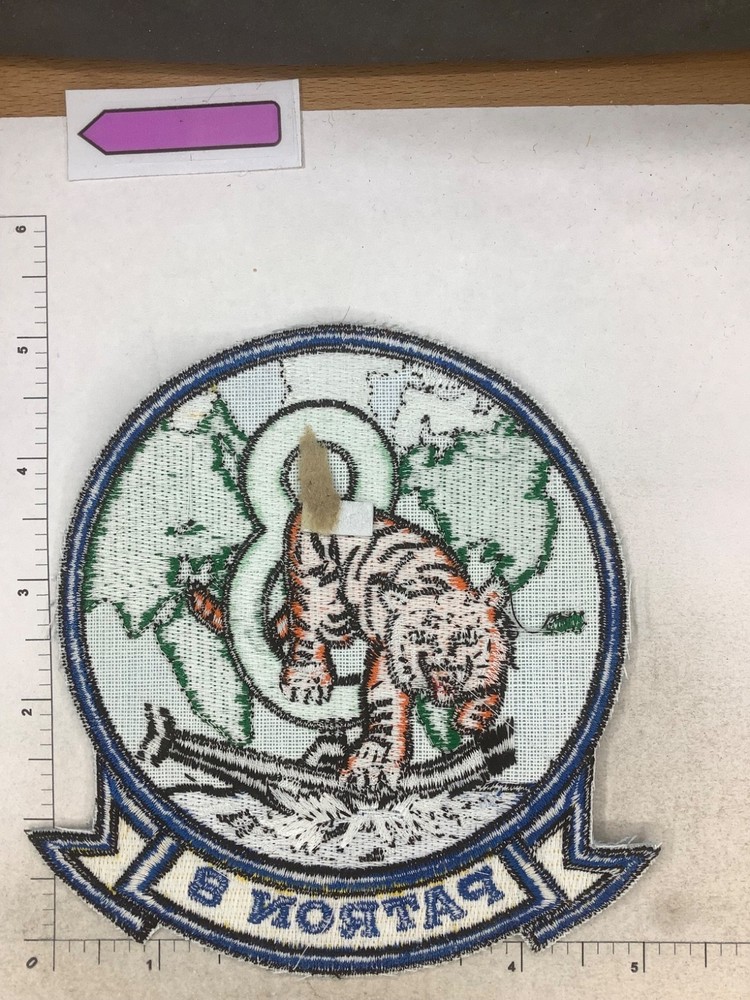 US NAVY PATRON 8 SQUADRON PATCH