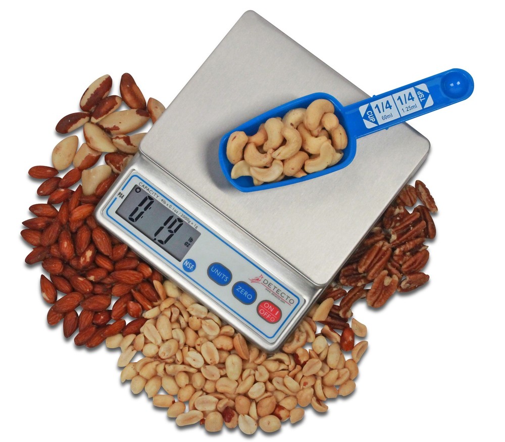 Detecto, PS4, Electronic Portion Scale, 4 lb x 0.1 oz
