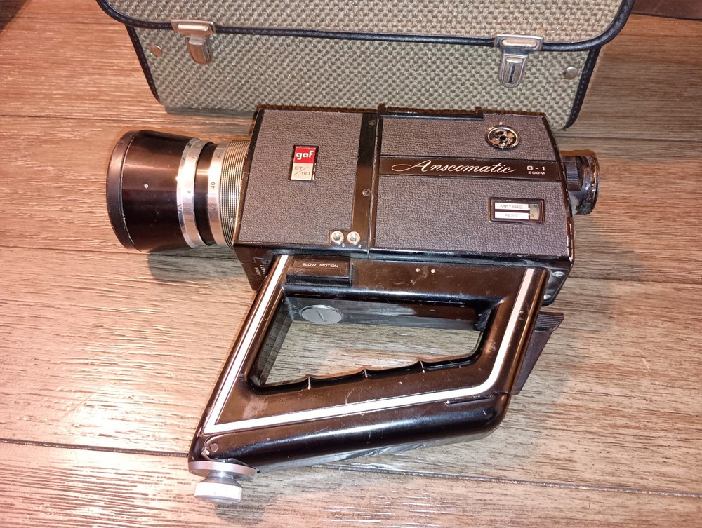 GAF ANSCOMATIC ST/110 Super 8 mm Movie Camera *UNTESTED*