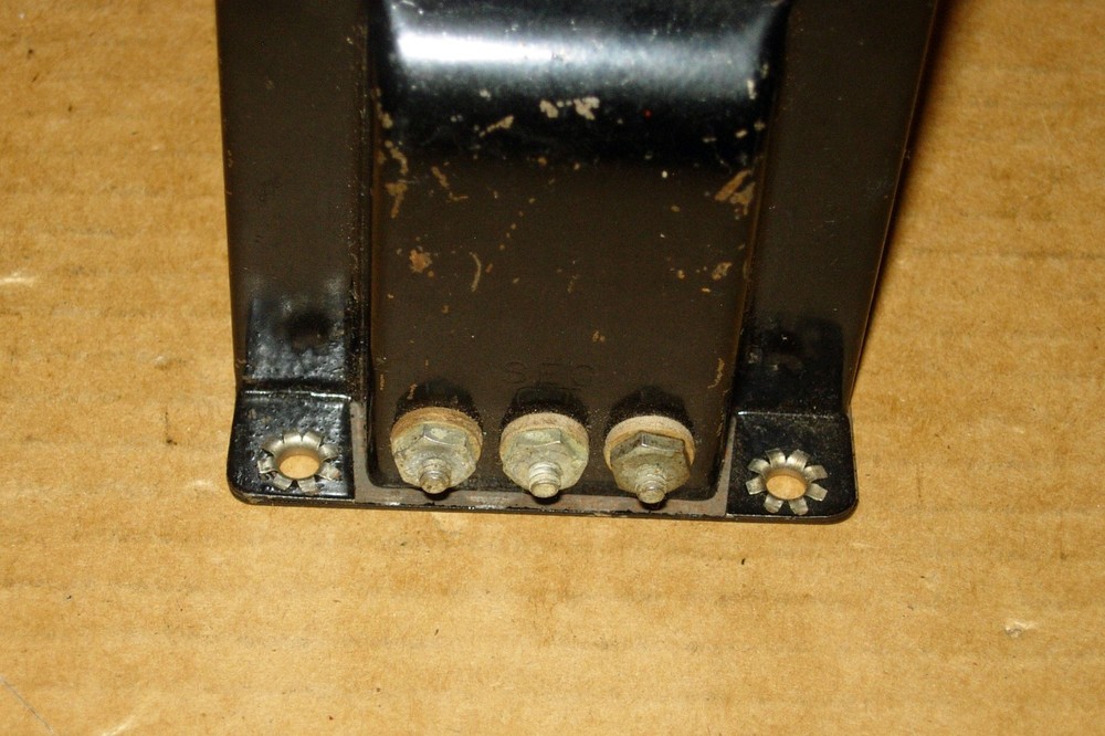 UNKNOWN MAKE AUDIO TRANSFORMER-1920s-PLATE TO PUSH-PULL GRIDS-TESTED OK