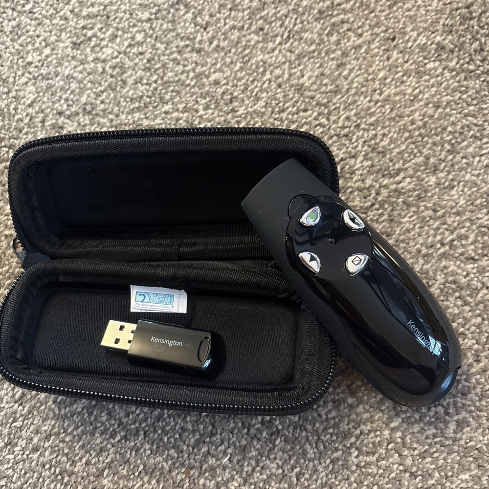 Kensington Wireless Presenter Expert with Cursor Control, Backlit Joystick