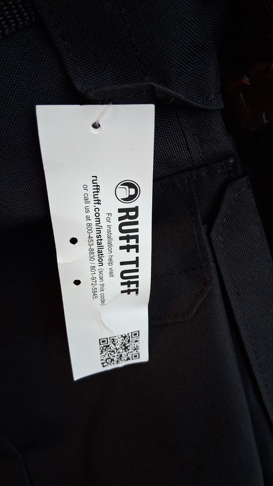 (1) Ruff Tuff FLEXOPS-01 Flex OPS Seat Back Organizer and Storage System