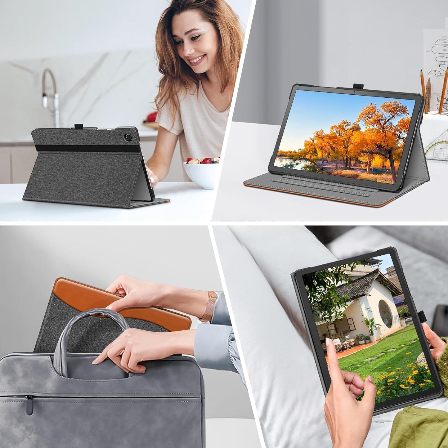 For Samsung Galaxy Tab A9 Plus/A9+ 5G 11 Inch 2023 Case Multi-Angle View Cover