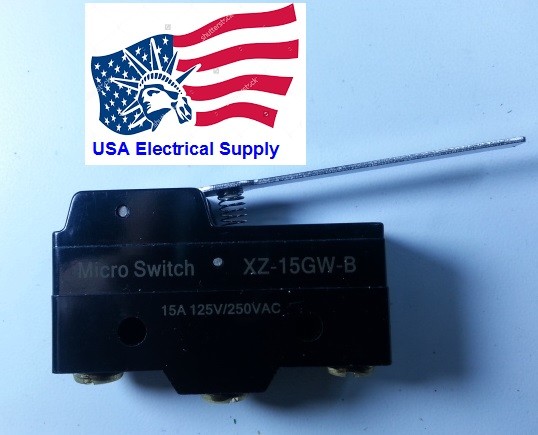 XZ-15GW-B NO+NC Miniature Basic Micro Switch SPDT Hinge Lever Type 15A 125V