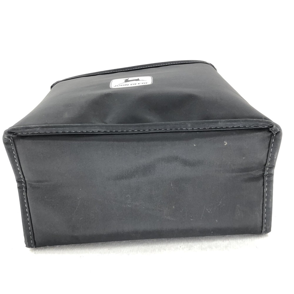 Vintage John Deere Soft Cooler Black Rectangular W/ Strap