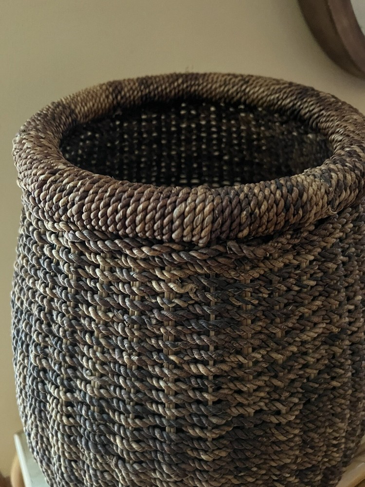 Crate And Barrel Large Floor Basket