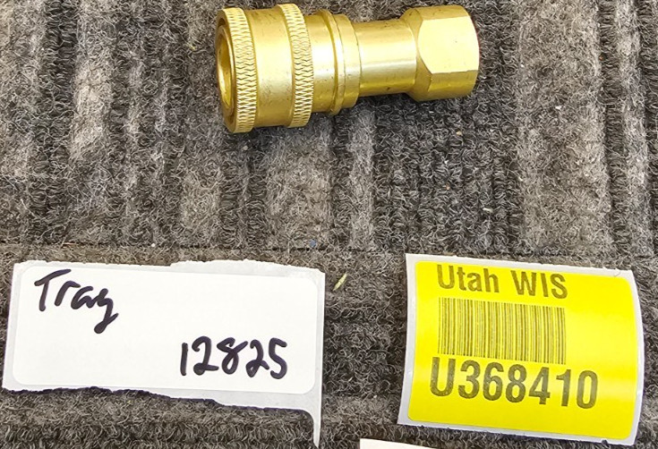 (QTY 2) Breco 2DSF2-B: Brass Quick Coupler Disconnect