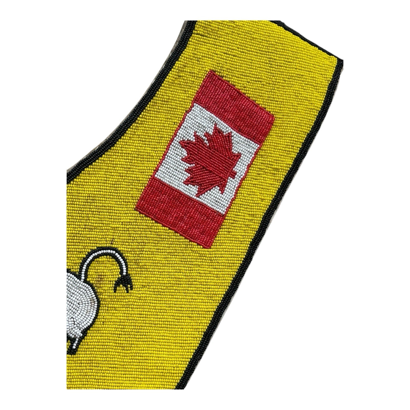 Vintage Native American Pow Wow Regalia Ceremonial Beaded Vest US Canada Buffalo