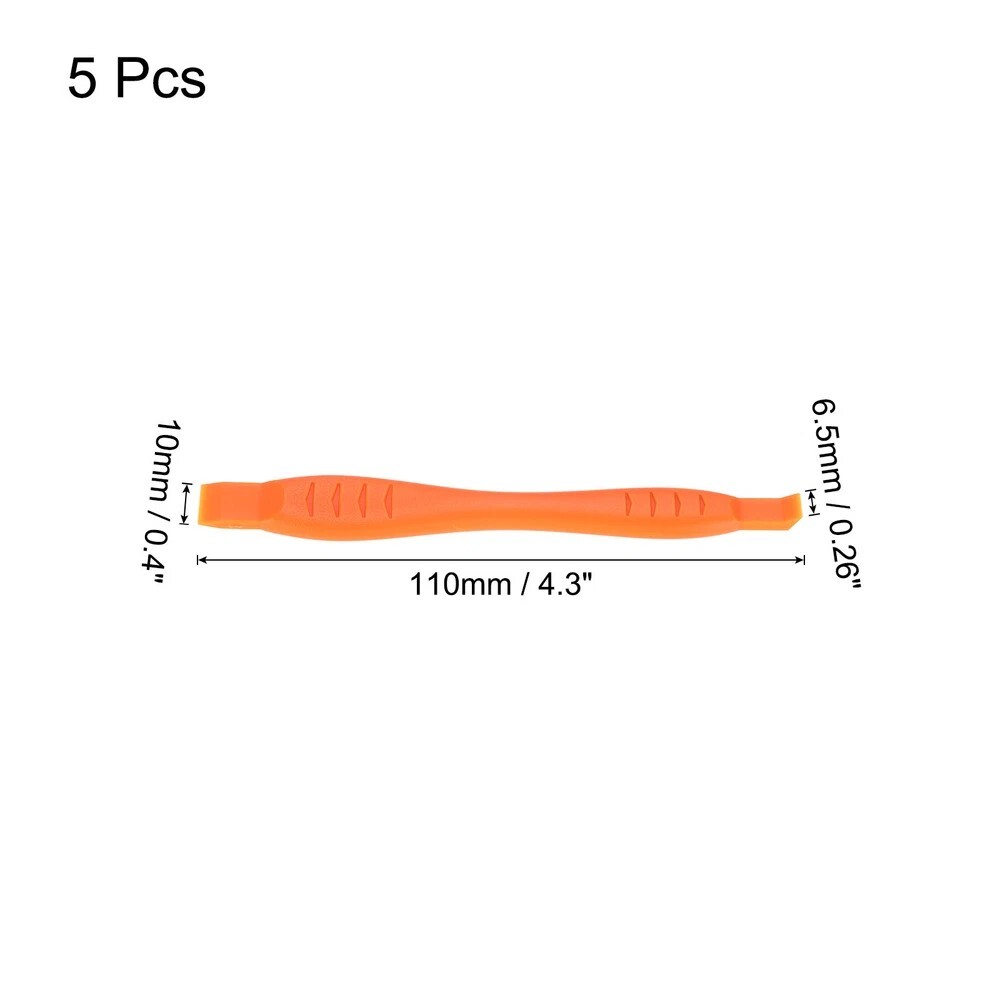 10pc Plastic Pry Spudger Tool Orange cell Mobile Pad Tab iPhone case Opening Pry
