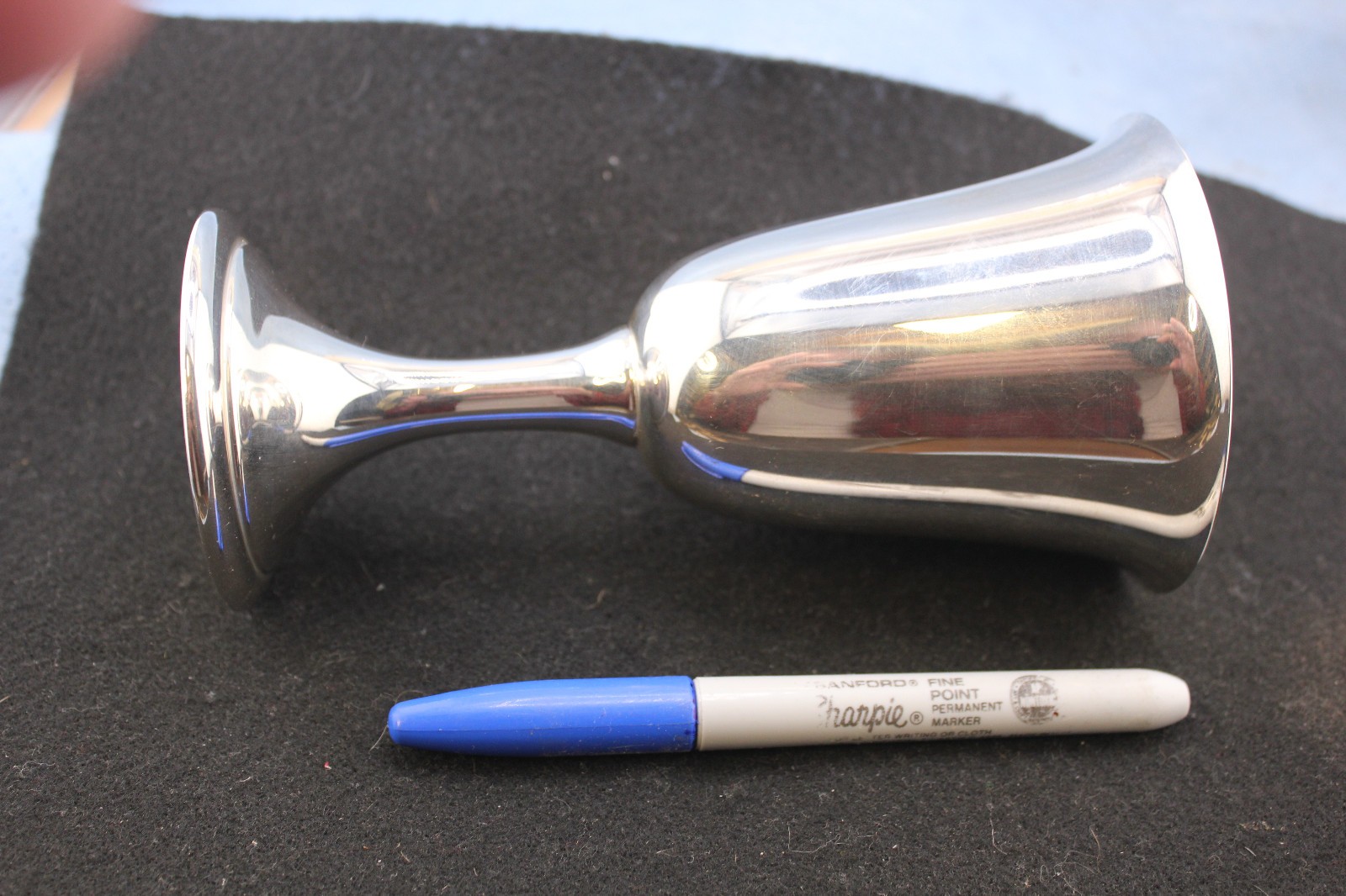 VINTAGE ALVIN #5249 STERLING SILVER GOBLET 6 1/2 INCHES TALL