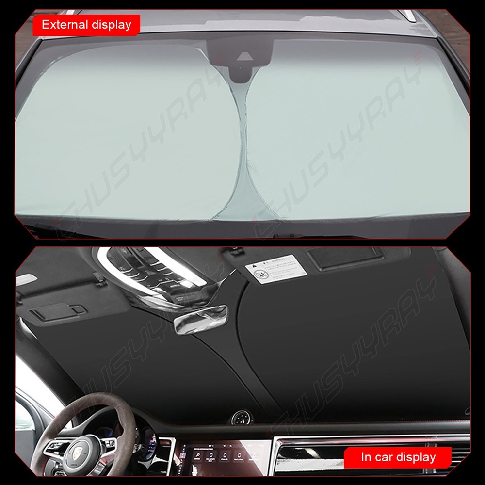 Foldable Front Windshield Sun Shade Visor Fit for Ford Explorer 2016-19 Sunshade