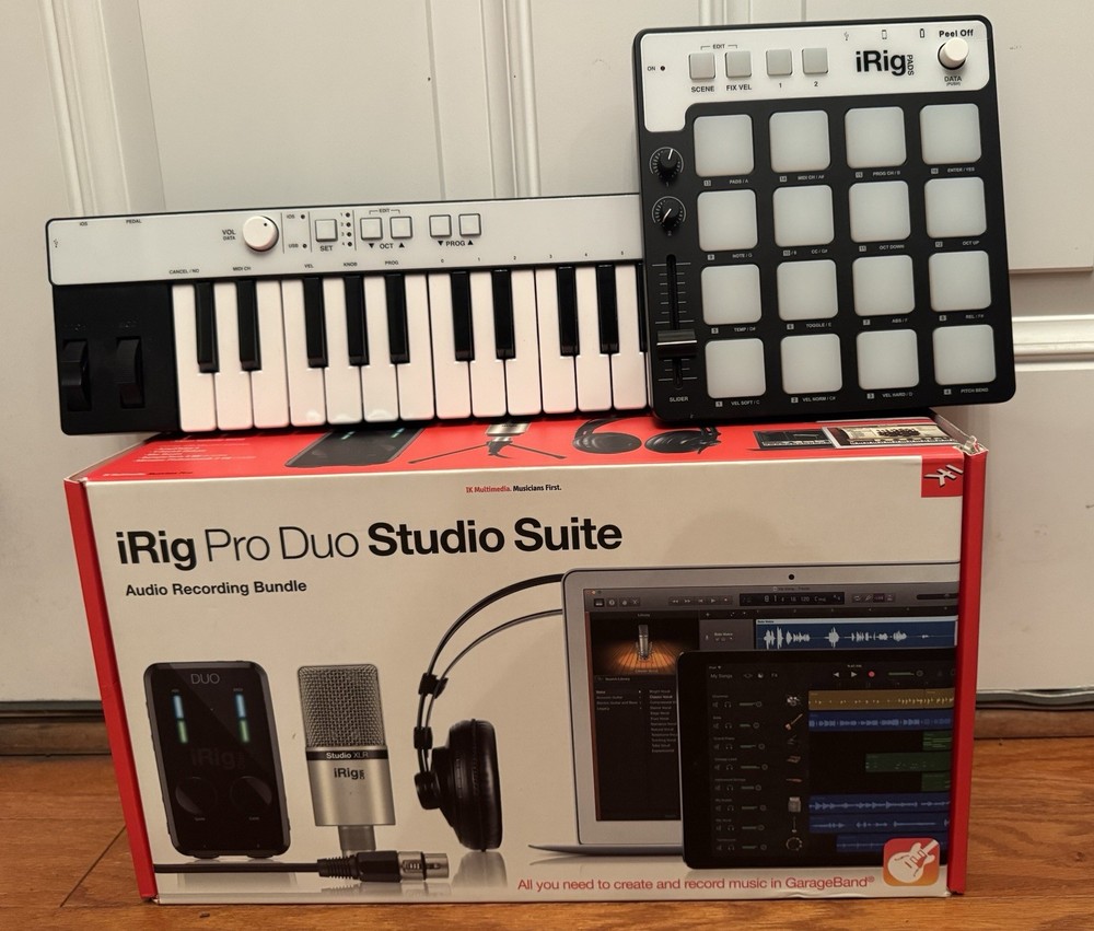 iRig Pro Duo Studio Suite hardware PLUS extras. see photos and description