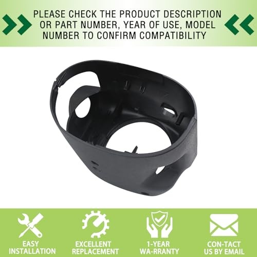 Upper & Lower Steering Column Trim Cover Kit Compatible with Fit for 2001-2002