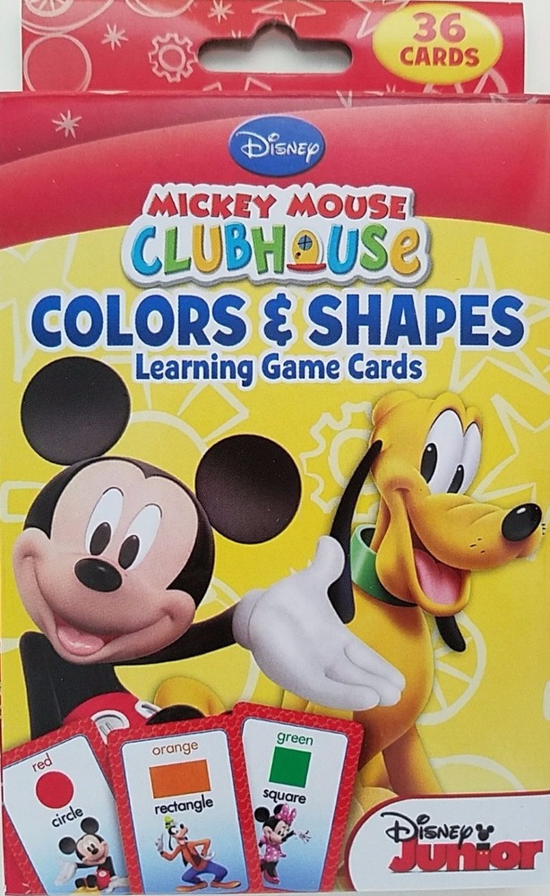 DISNEY LEARNING FLASH CARDS Age 3+, 36 Cards/Pk, Select: Learning Pack