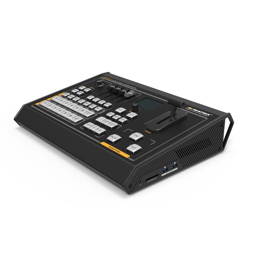 AVMATRIX VS0605U 6-Ch Multi-Format Streaming Switcher USB Capture for Streaming