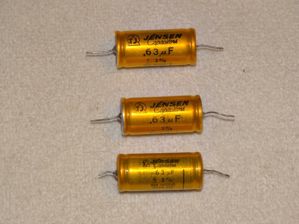 1 x Jensen Capacitor Pull .63uF 100wvdc (3 Available)