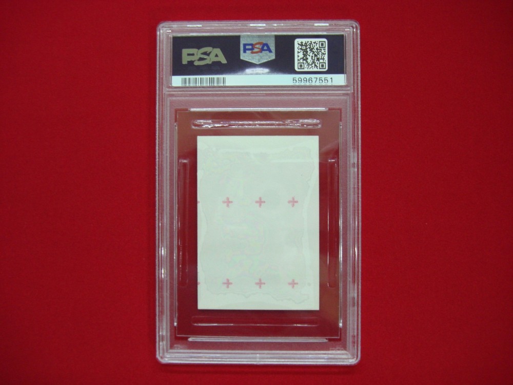 ICEMAN #75 1986 COMIC IMAGES MARVEL UNIVERSE STICKER PSA 8 ONLY ONE THIS GRADE